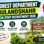 Forest Department Bulandshahr Technical Staff offline application 2026 — 12th pass vacancy details